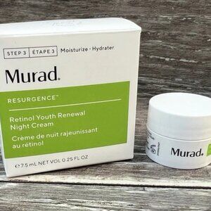 Murad Resurgence Retinol Youth Renewal Night Cream 7.5ml/0.25fl oz New in Box